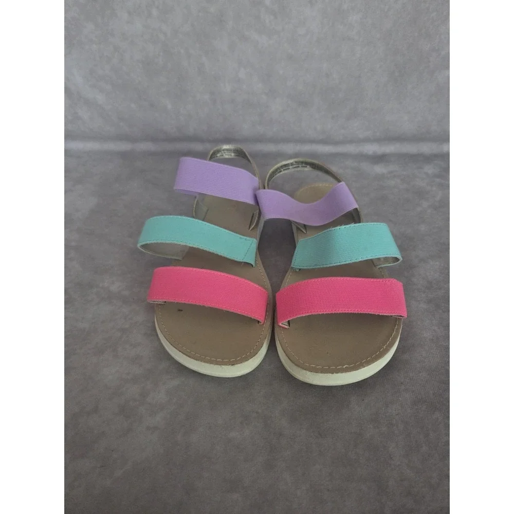 Childrens Place Girls Sandals Size 4 Multi Color